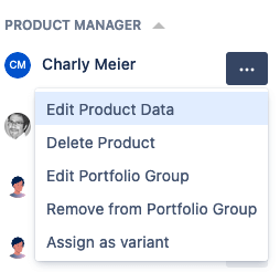 Edit product data